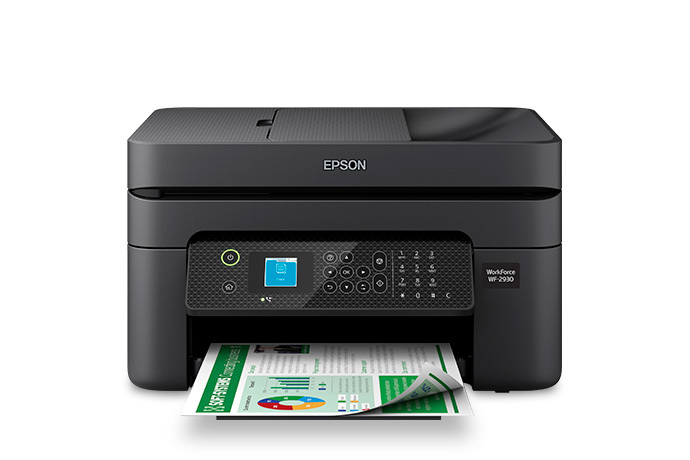 WorkForce WF-2930 Wireless All-in-One Colour Inkjet Printer with Built-in Scanner, Copier, Fax and Auto Document Feeder - Certified ReNew