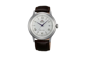ORIENT: Mechanical Classic Watch, Leather Strap - 40.5mm (AC00009W)