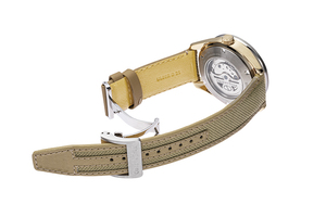 ORIENT STAR: Mechanical Contemporary Collection M34 Watch, Nylon Strap - 42.3mm (RE-BZ0005G) Limited