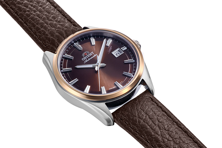 ORIENT: Mechanical Contemporary Watch, Leather Strap - 38.5mm (RA-AC0R03Y)
