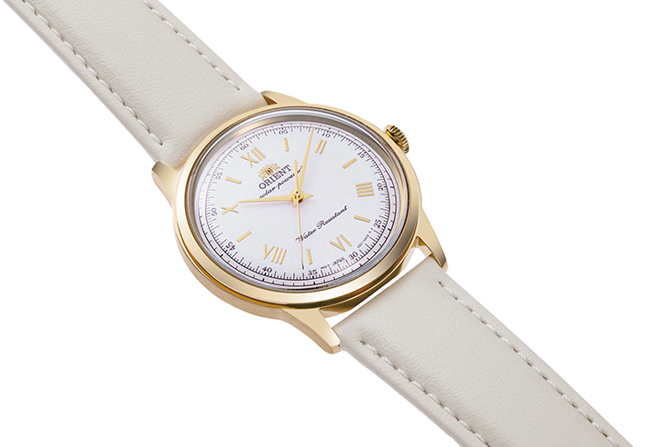ORIENT: Quartz Classic Watch, Synthetic leather Strap - 38.4mm (RA-WK0001S)
