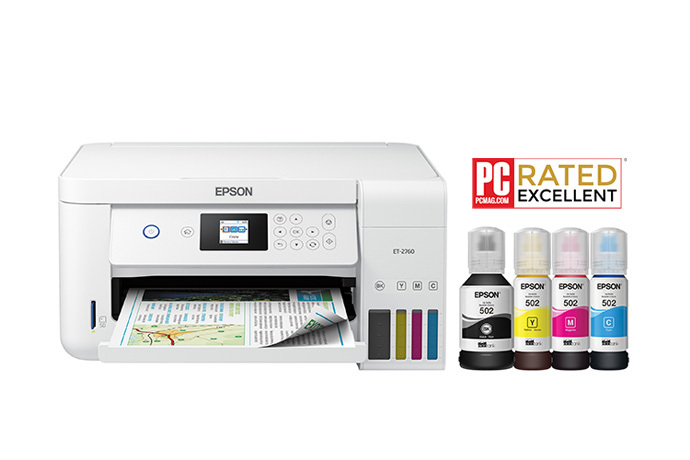 EcoTank ET 2760 All in One Cartridge Free Supertank Printer