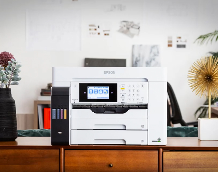 ST-C8000 facing front on a desk in an office