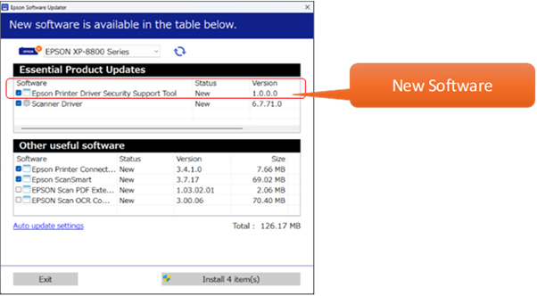 Epson Software Updater