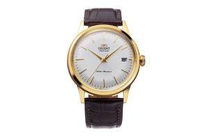 ORIENT: Mechanical Classic Watch, Leather Strap - 38.4mm (RA-AC0M01S)