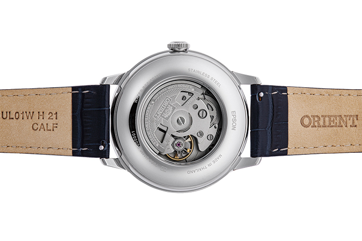 ORIENT: Mechanical Classic Watch, Leather Strap - 41.5mm (RA-AK0806L)