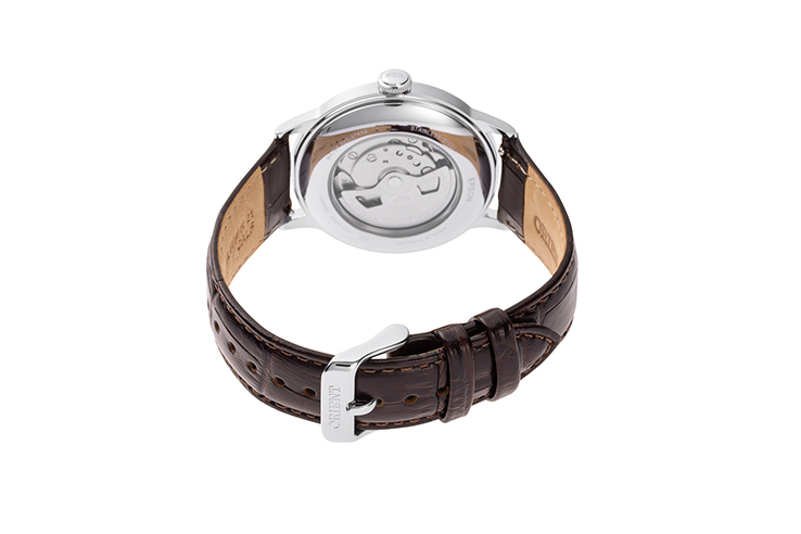 ORIENT: Mechanical Classic Watch, Leather Strap - 40.5mm (RA-AC0026R)