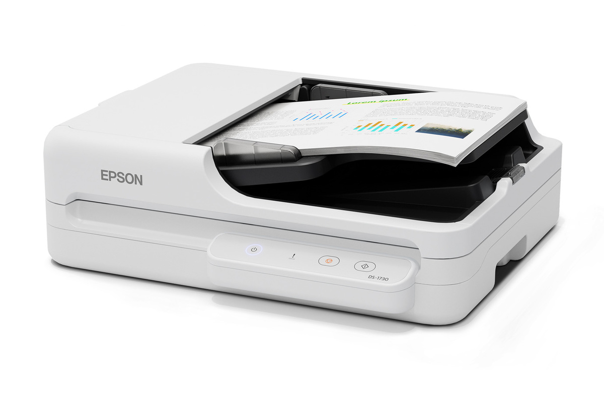 Epson DS-1730 Flatbed Color Duplex Document Scanner with Auto Document Feeder
