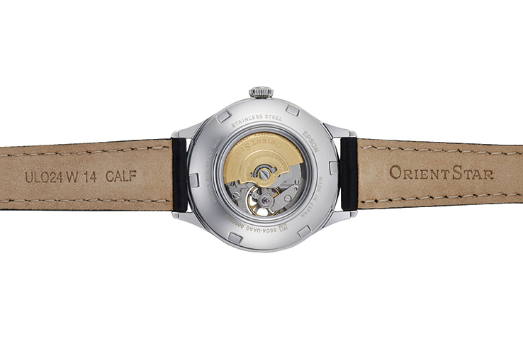 Orient Star: Mecánico Clásico Reloj, Metal Correa - 38.5mm (AF02003W)