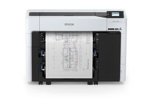 Impressora de grande formato SureColor T3770DR CAD/ técnica com impressão em rolo duplo e 24"