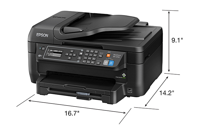 C11CF76201 | Epson WorkForce WF-2750 All-in-One Printer | Inkjet | Printers | For Work | US