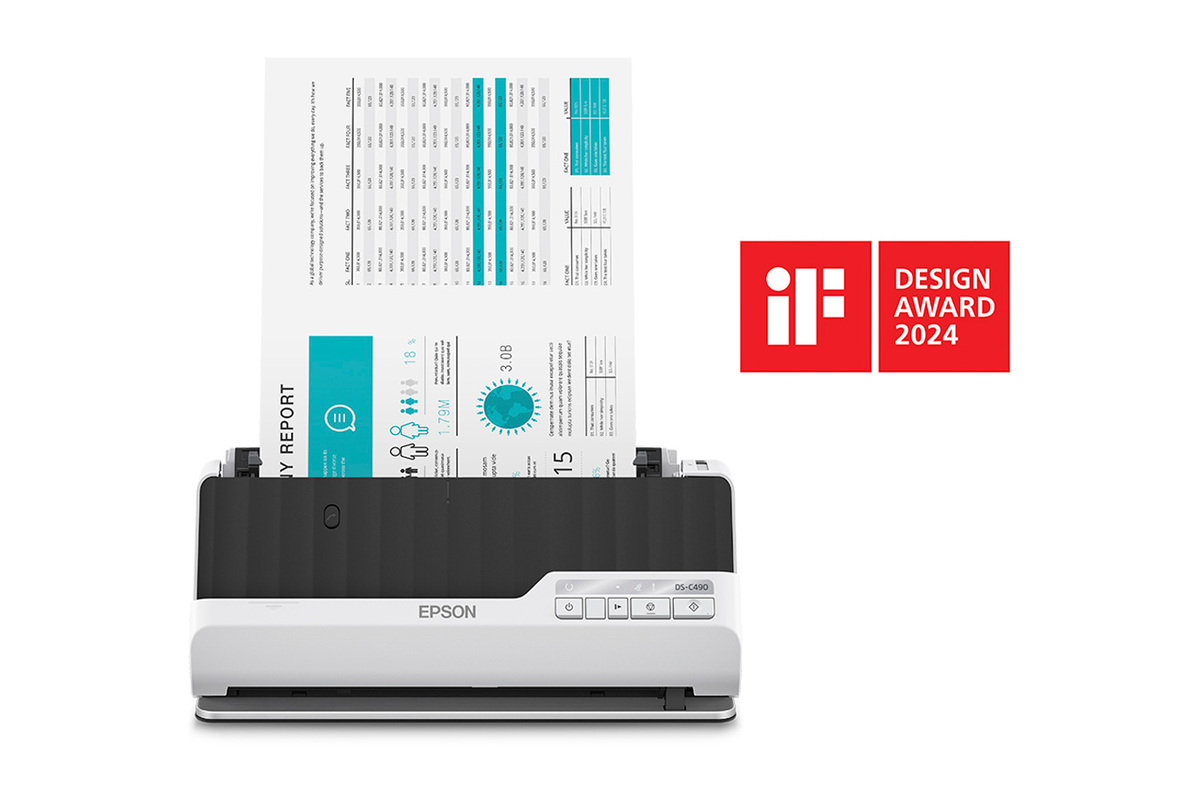 Epson DS-C490 Escáner Compacto de Documentos con Alimentador Automático