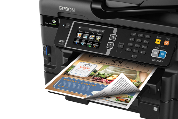 Epson Workforce Wf 3640 All In One Printer Products Epson Us 3192
