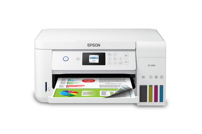 Epson EcoTank ET-2760 Special Edition Wireless Color All-in-One Supertank  Printer With Extra Bonus Black Ink, Epson 2760