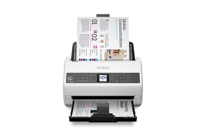 Epson DS-730N Network Colour Document Scanner - Certified ReNew