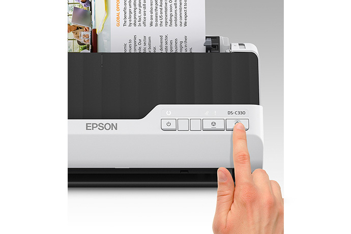 Epson DS-C330 Compact Desktop Scanner A4 Black B11B272401BY