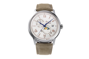 ORIENT: Mechanical Classic Watch, Leather Strap - 41.5mm (RA-AK0808S) Limited