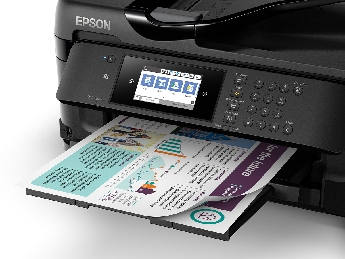 Epson WorkForce WF-7711 A3 Wi-Fi Duplex All-in-One Inkjet Printer