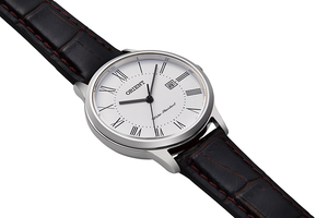 ORIENT: Quartz Contemporary Watch, Leather Strap - 30.0mm (RF-QA0008S)