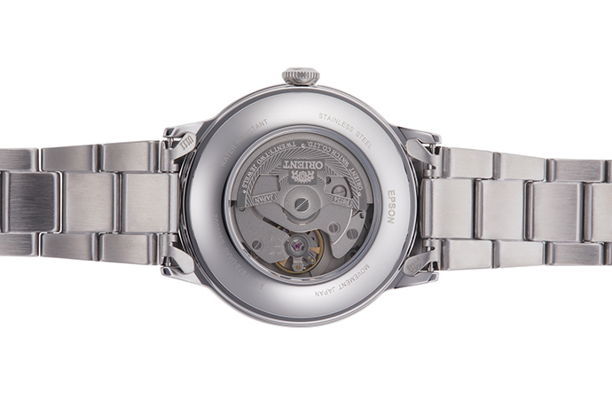 Orient: Mecánico Clásico Reloj, Cuero Correa - 40.5mm (AC0000CA)