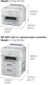 Epson WorkForce Pro WF-6091 Wi-Fi Duplex Inkjet Printer