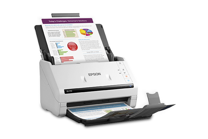 Scanner Colorido de Documentos Epson WorkForce DS-770