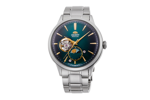 ORIENT: Mecánico Clásico Reloj, Metal Correa - 41.5mm (RA-AS0104E) Limitado