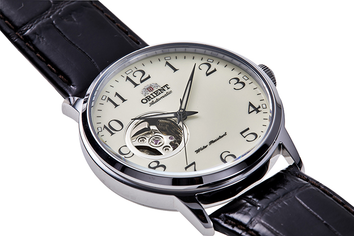 ORIENT: Mechanical Classic Watch, Leather Strap - 41mm (RA-AG0010S)