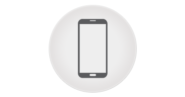 white phone icon transparent background