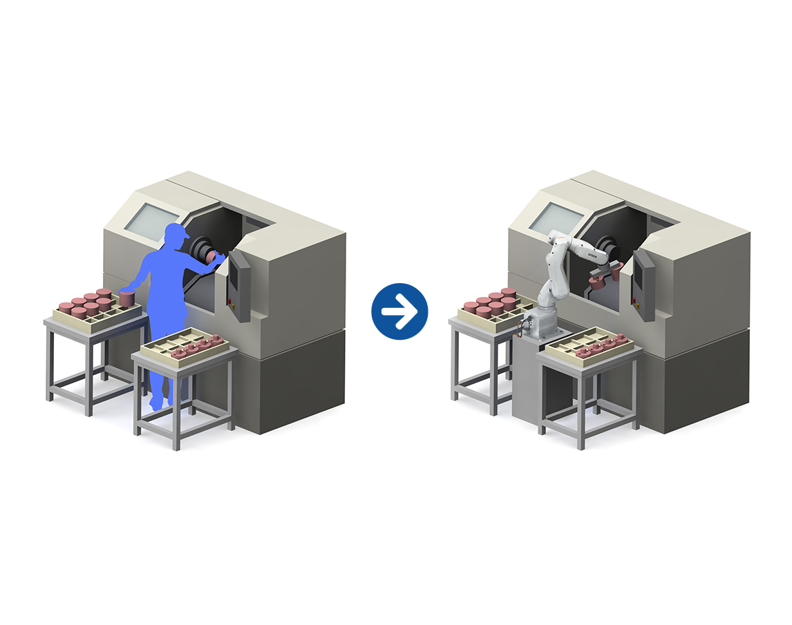 VT6L AllinOne 6Axis Industrial Robot with BuiltIn Controller Epson US