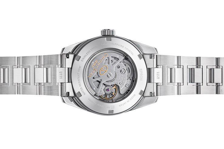 ORIENT STAR: Mechanical Contemporary Watch, Metal Strap - 38.5mm (RE-AU0108G)