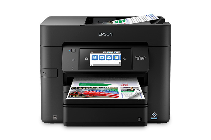 WorkForce Pro EC-4040 Color Multifunction Printer - Certified ReNew