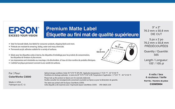 ColorWorks Color Label Printing Solutions | Epson US