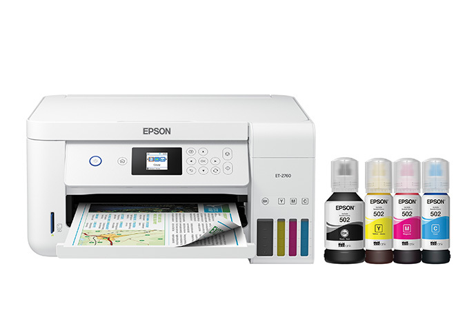 Ecotank Et 2760 All In One Cartridge Free Supertank Printer Ecotank Supertank Printers Epson Canada
