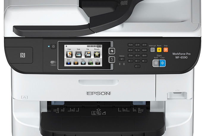 Impresora multifunción inalámbrica Epson Workforce Pro WF-4830 con  impresión automática a doble cara, copia, escaneo y fax, ADF de 50 páginas,  capacidad de papel para 500 hojas y pantalla táctil a color