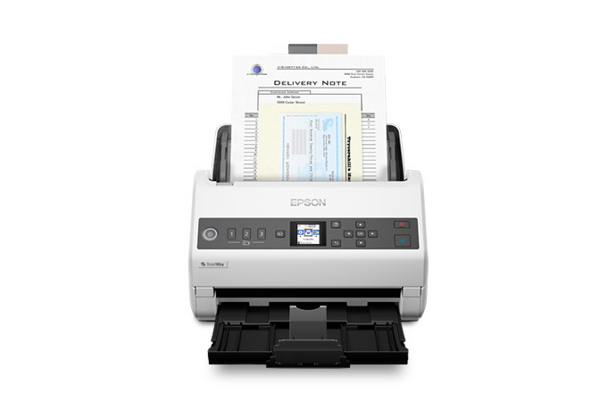 Epson DS-730N - document scanner - desktop - USB 2.0, Gigabit LAN