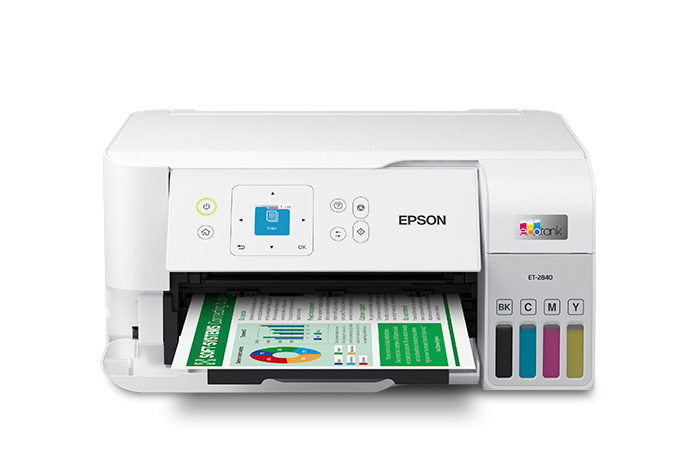 EcoTank ET-2840 Special Edition Wireless Color All-in-One Cartridge-Free Supertank Printer with Scan and Copy - Certified ReNew