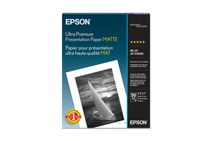 Ultra Premium Presentation Paper Matte, 8.5" x 11", 50 sheets
