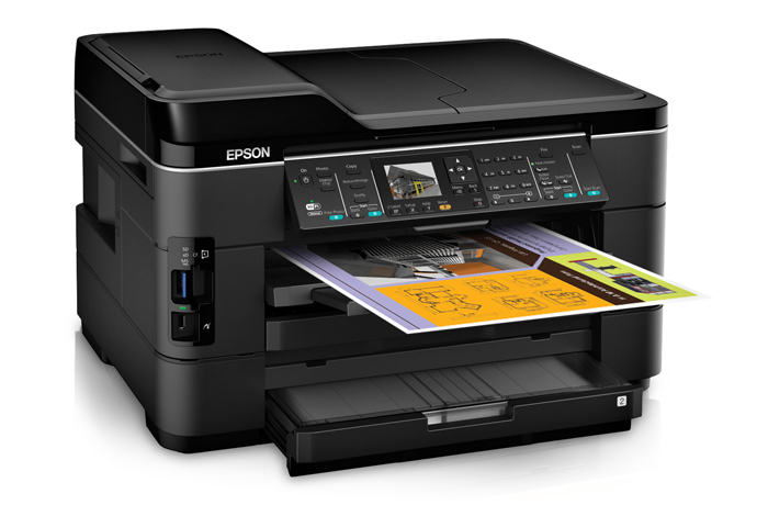  Epson  WorkForce WF 7520 All in One Printer Inkjet 