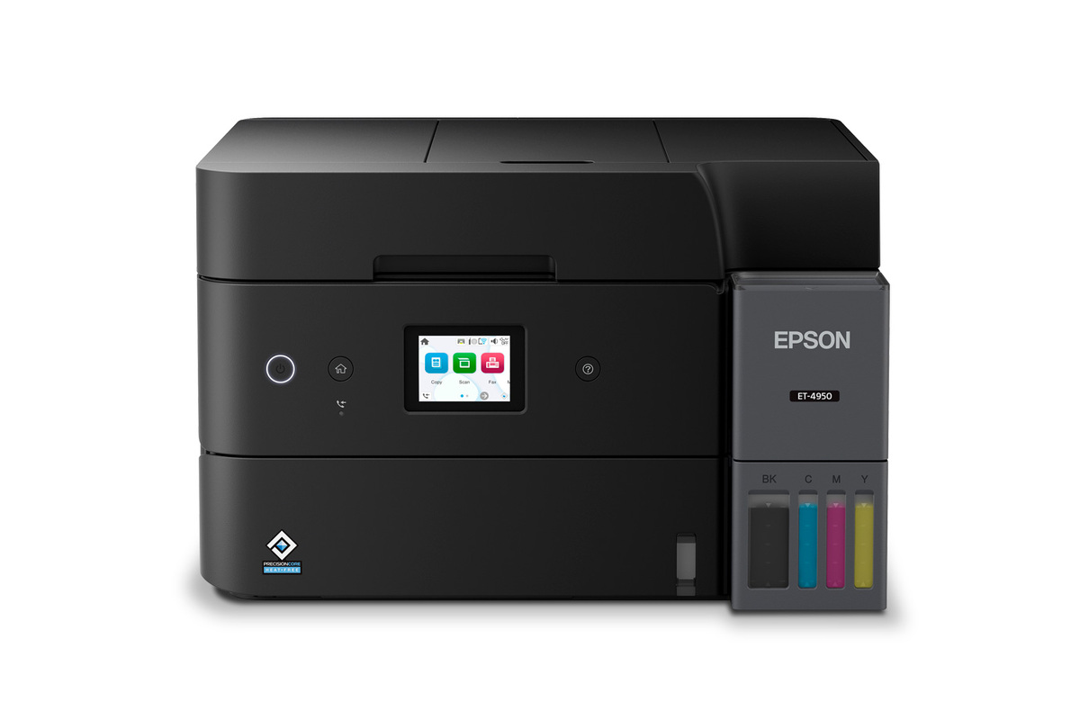 EcoTank ET-4950 Wireless All-in-One Colour Supertank Printer – Black