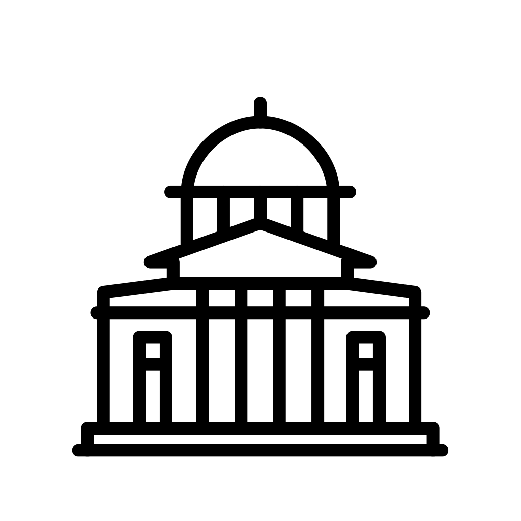 Government building icon