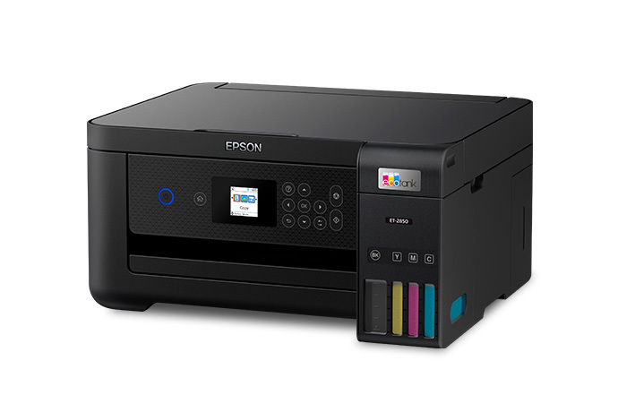 EcoTank ET-2850 Wireless Colour All-in-One Cartridge-Free Supertank Printer with Scan, Copy and Auto 2-sided Printing
