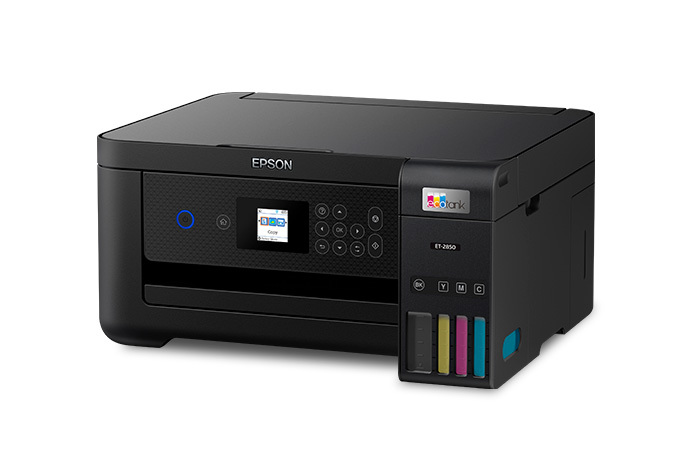 Imprimante jet d'encre EPSON EcoTank ET-2856 - Multifonction 3 en 1 -  Tirages A4