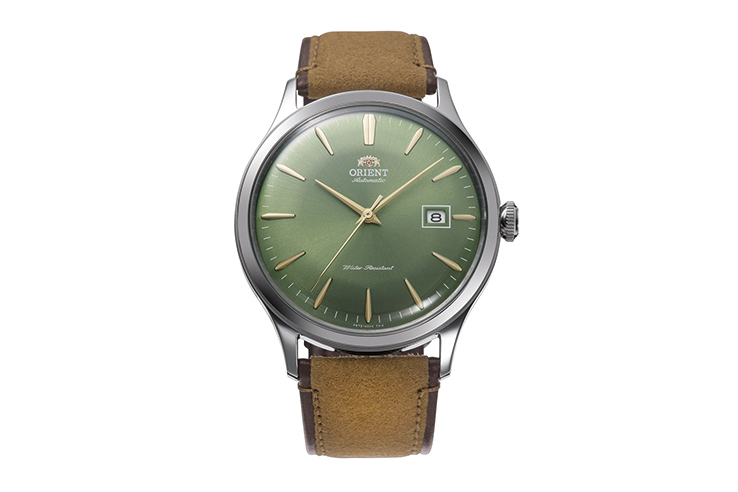 Orient best sale leather watch