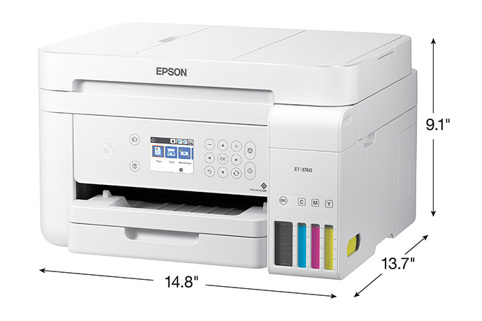 EcoTank ET-3760 All-in-One Cartridge-Free Supertank Printer - Refurbished, Products