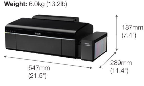 Imprimante Epson L805 Photo Ecotank Sublimation A4 à 6 couleurs