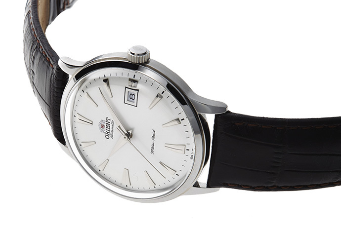 ORIENT: Mechanical Classic Watch, Leather Strap - 40.5mm (AC00005W)