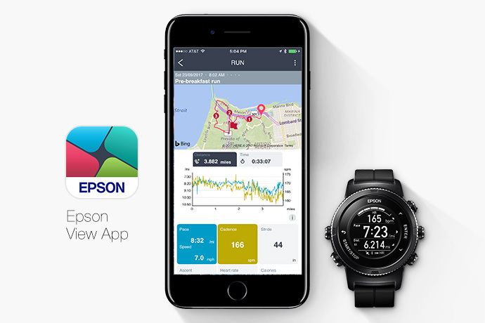 ProSense 367 GPS Multisport Watch - Black | Products | Epson US