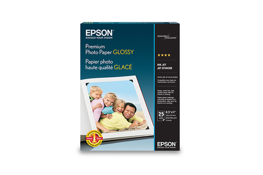 Premium Photo Paper Glossy, 8.5" x 11", 25 sheets