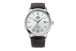 ORIENT: Mechanical Contemporary Watch, Leather Strap - 41.6mm (RA-AC0F07S)